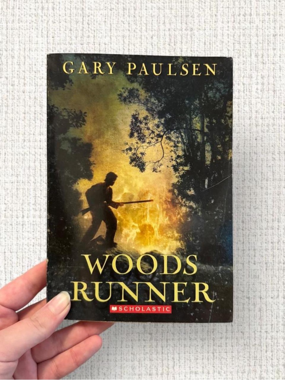 Woods Runner by Gary Paulsen Scholastic paperback
